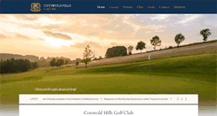 Desktop Screenshot of cotswoldhills-golfclub.com