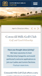 Mobile Screenshot of cotswoldhills-golfclub.com